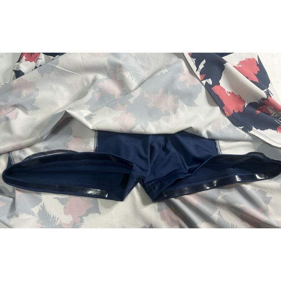 Puma Skort Medium Athletic Floral Navy Pink White M Golf Tennis Pickleball - Picture 11 of 12